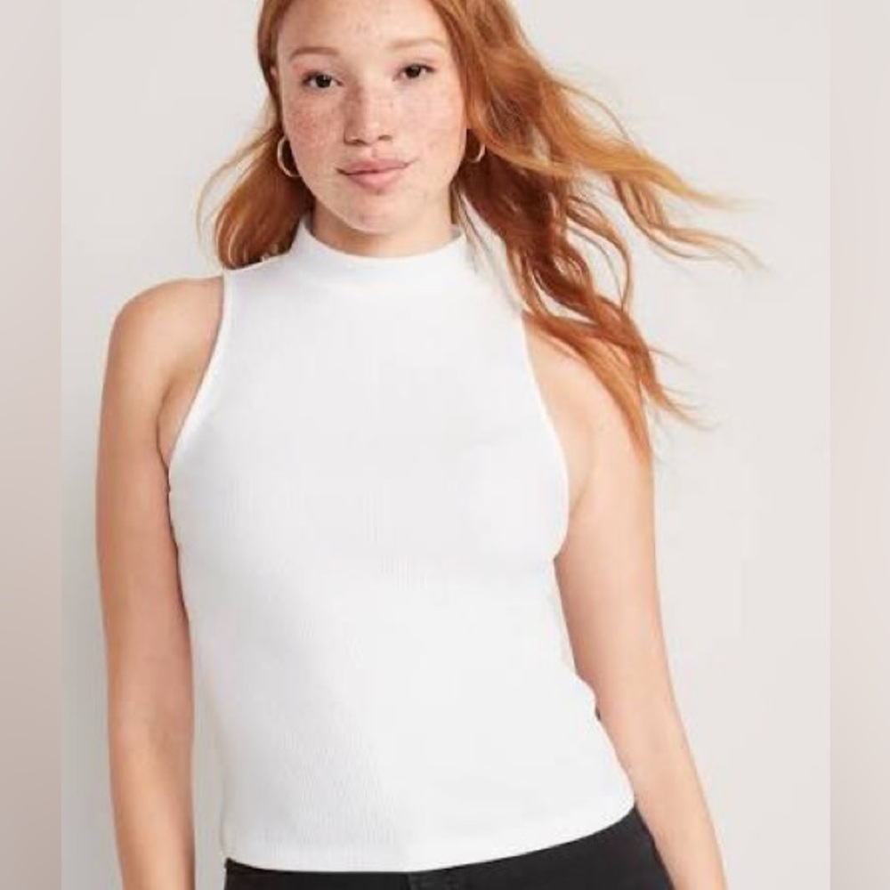 Old Navy Ribbed Mock-neck Tank